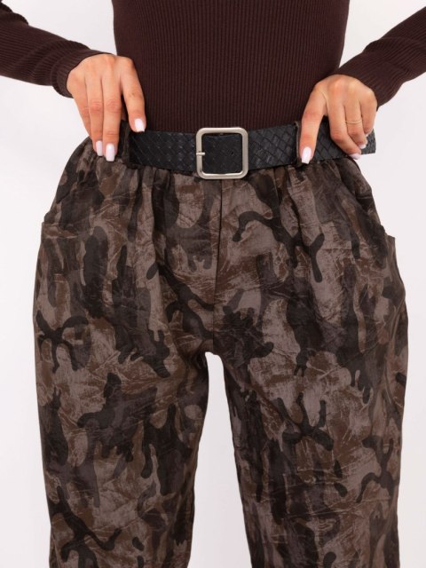 Spodnie IT-SP-242975.84 ciemny brązowy