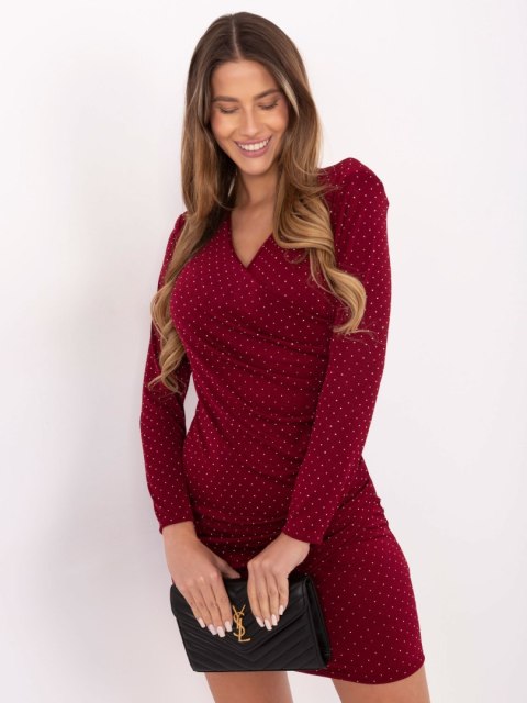 Sukienka IT-SK-20277.03P bordowy