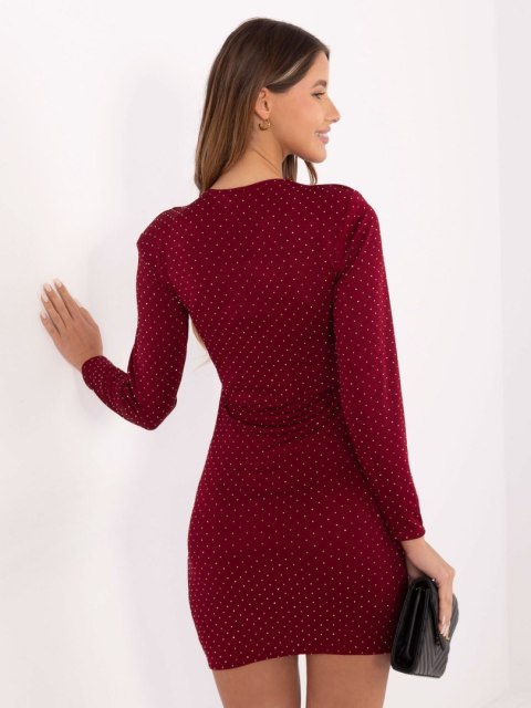 Sukienka IT-SK-20277.03P bordowy