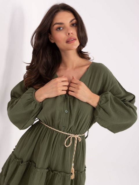 Sukienka MI-SK-A5079.27 khaki
