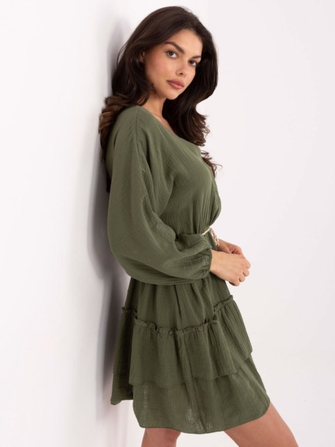 Sukienka MI-SK-A5079.27 khaki