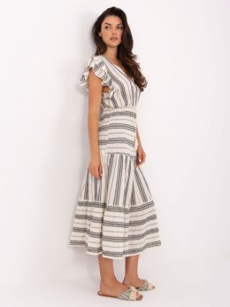 Sukienka TW-SK-BI-28760.97 biało-czarny