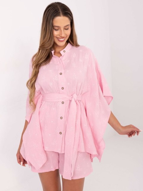 Komplet LK-KMPL-510072.68 jasny różowy L/XL