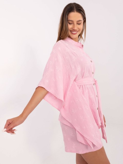 Komplet LK-KMPL-510072.68 jasny różowy L/XL