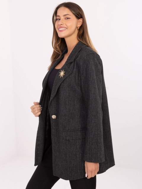 Marynarka IT-MA-FL8315.02P grafitowy