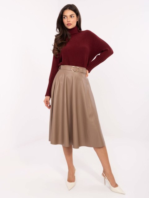 Spódnica DHJ-SD-A1997.76 ciemny bezowy