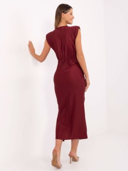 Sukienka IT-SK-21171.07P bordowy