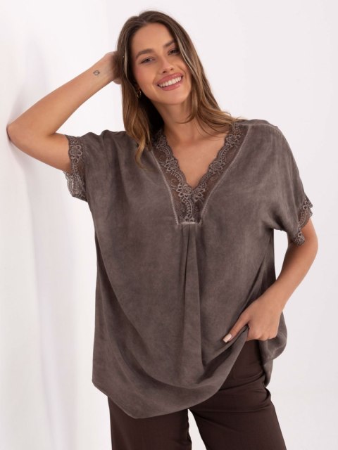 Bluzka MI-BZ-7951.34 ciemny bezowy