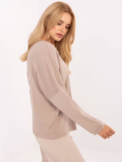 Bluzka RV-BZ-A823.49 ciemny bezowy