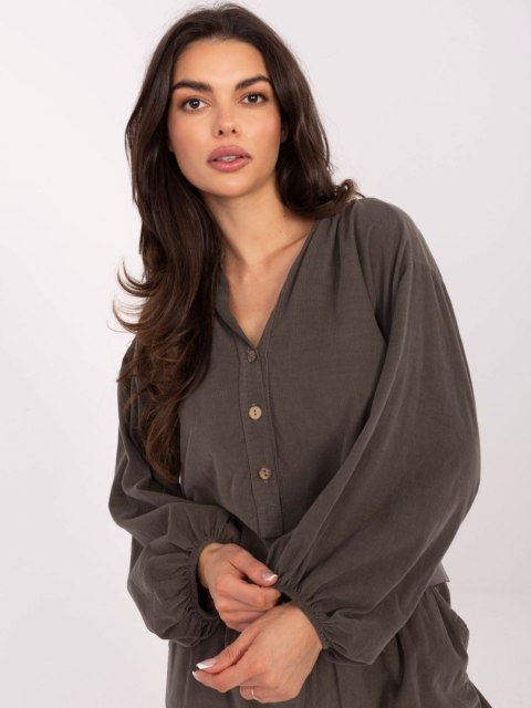 Koszula IT-KS-233607.63 ciemny khaki