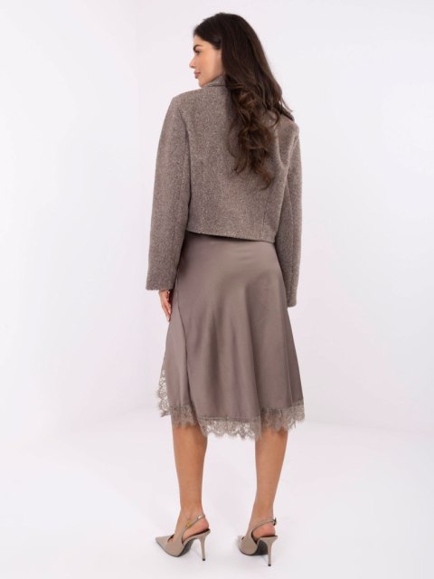 Spódnica MI-SD-3275.57 ciemny bezowy