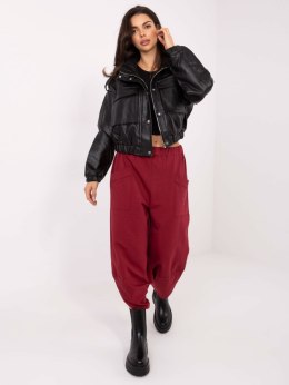 Spodnie dresowe RV-DR-9719.86 bordowy L/XL