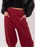Spodnie dresowe RV-DR-9719.86 bordowy L/XL