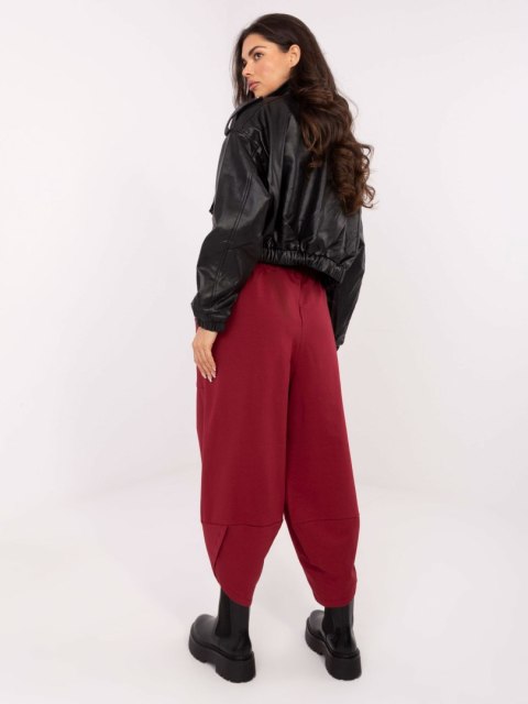 Spodnie dresowe RV-DR-9719.86 bordowy L/XL