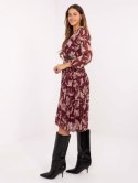 Sukienka IT-SK-10536-1.16P bordowy