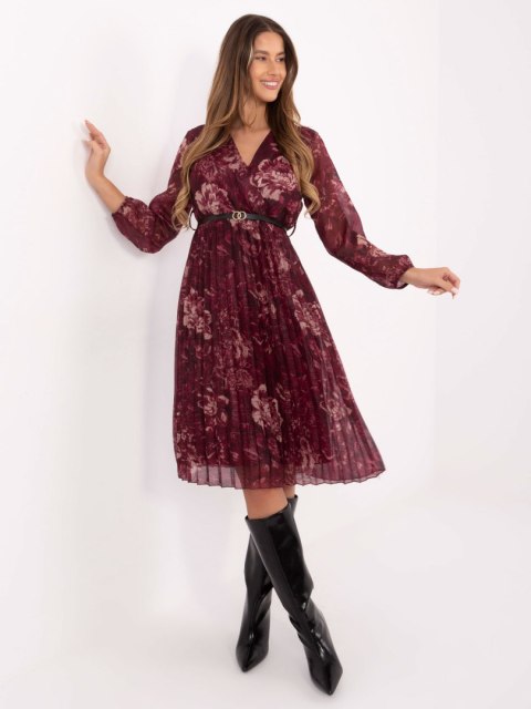 Sukienka IT-SK-10536-2.35 bordowy