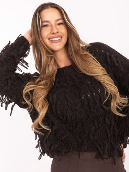 Sweter MI-SW-2008.86 ciemny brązowy