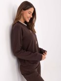 Bluza RV-BL-A929.00 ciemny brązowy