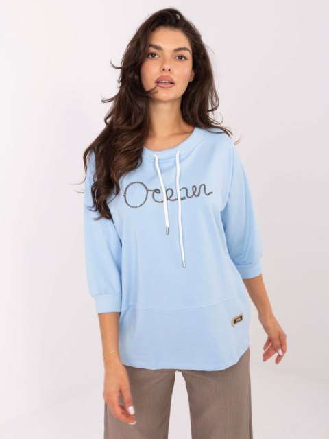 Bluzka RV-BZ-A785.58 jasny niebieski