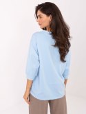 Bluzka RV-BZ-A785.58 jasny niebieski
