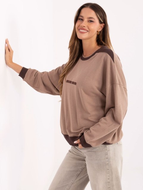 Bluzka RV-BZ-A878.51 ciemny bezowy