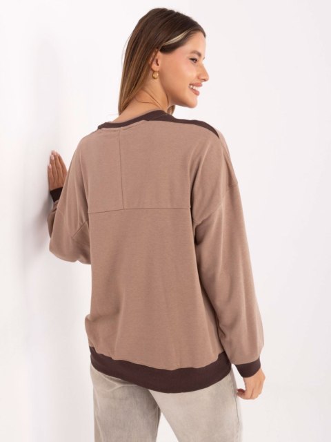 Bluzka RV-BZ-A878.51 ciemny bezowy