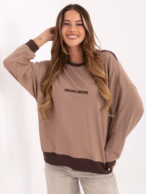 Bluzka RV-BZ-A878.51 ciemny bezowy