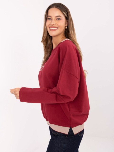 Bluzka RV-BZ-A907.08P bordowy