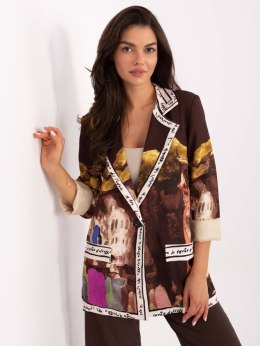 Marynarka IT-MA-18525.80 brązowy