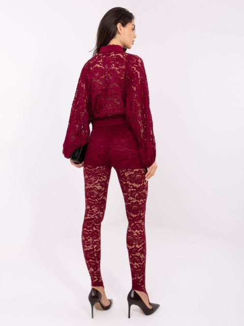 Spodnie MI-SP-K87.55 bordowy