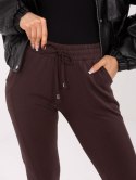Spodnie dresowe RV-DR-3589.05X ciemny brązowy L