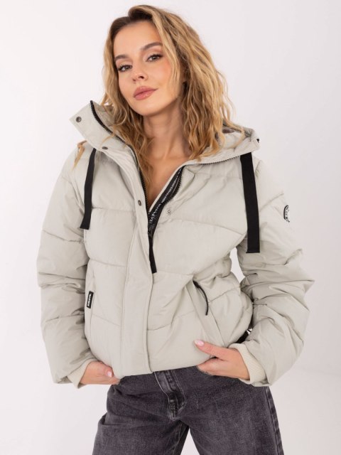 Kurtka D50022X44560A1NO jasny szary M