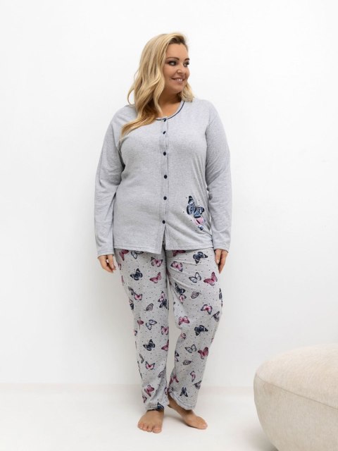 Piżama DU-PI-FP-504.17 szary 2XL