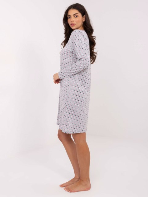 Koszula nocna DU-KN-FP-104.26 szary 2XL