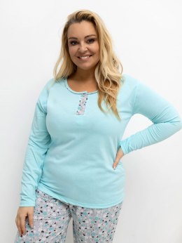 Piżama DU-KN-FP-502.97 mietowy 2XL