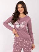 Piżama DU-PI-FP-001.48 ciemny różowy M
