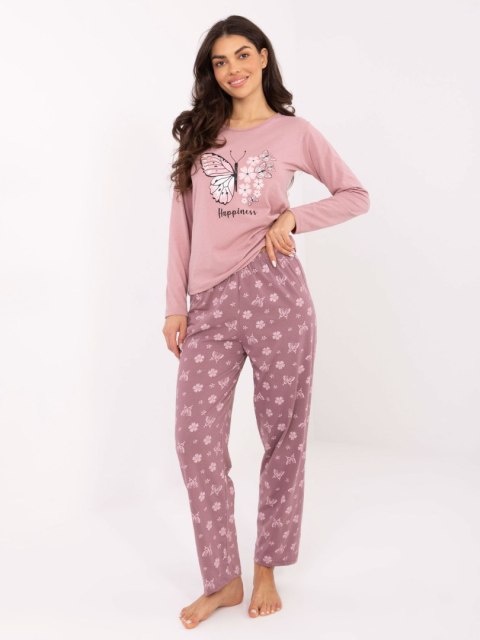 Piżama DU-PI-FP-001.48 jasny różowy M