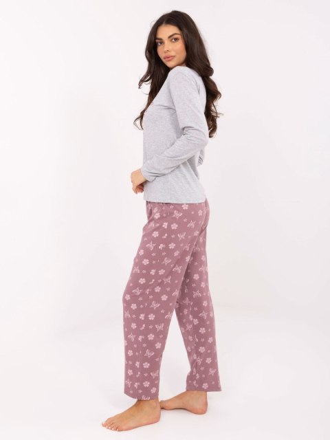 Piżama DU-PI-FP-001.48 szary L