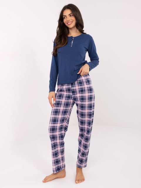 Piżama DU-PI-FP-004.03 ciemny niebieski 2XL