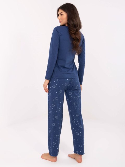 Piżama DU-PI-FP-005.61 ciemny niebieski L