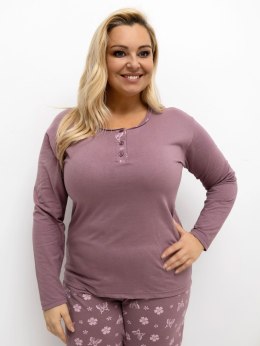 Piżama DU-PI-FP-500.25 ciemny różowy XL