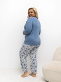 Piżama DU-PI-FP-506.56 niebieski 3XL