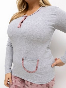 Piżama DU-PI-FP-508.57 szary 2XL