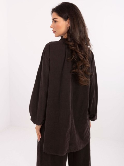 Koszula IT-KS-233607.63 ciemny brązowy