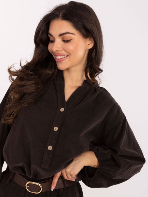 Koszula IT-KS-233607.63 ciemny brązowy