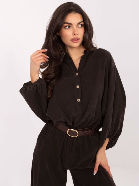 Koszula IT-KS-233607.63 ciemny brązowy