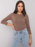 Bluzka RV-BZ-7316.06X brązowy L