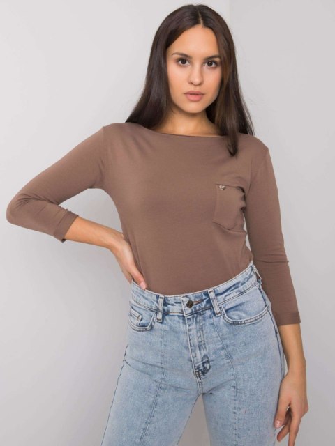 Bluzka RV-BZ-7316.06X brązowy S