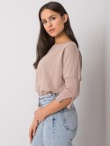 Bluzka RV-BZ-7362.19 ciemny bezowy S/M