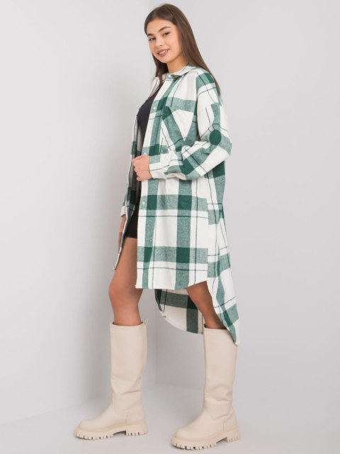 Koszula EM-KS-604.67P biało-zielony